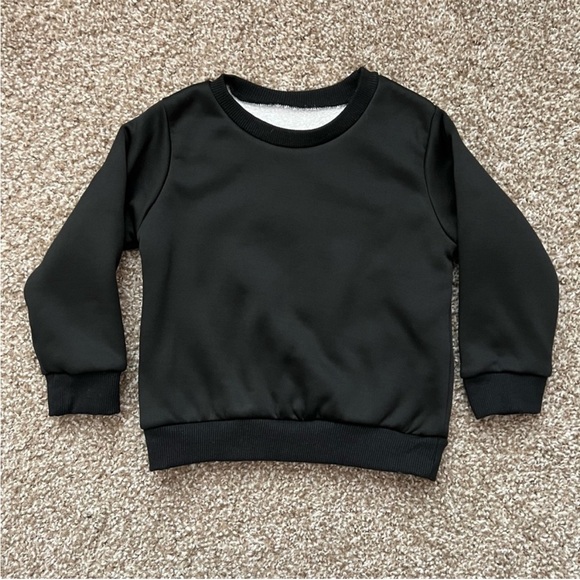 SHEIN Black Thermal Lined Matching Set Size 4Y - Picture 6 of 13